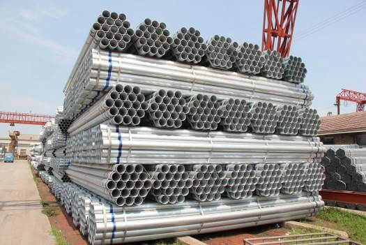 Figura 48 Tubos redondos para el tubo de la columna y la cubierta del motor del Juego Mecánico Péndulo