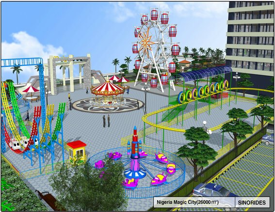 Sinorides 2D & 3D theme park design