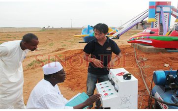 Sinorides help to run amusement rides