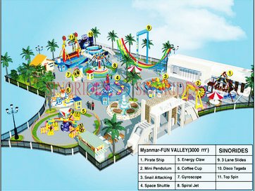 Sinorides middle theme park design
