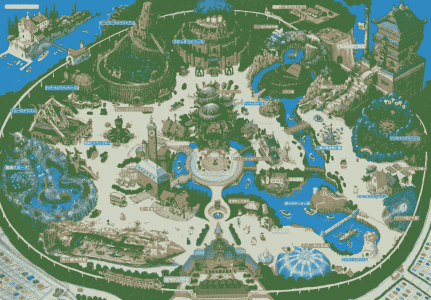 ¿Cuáles son las pautas de diseño de parques temáticos?