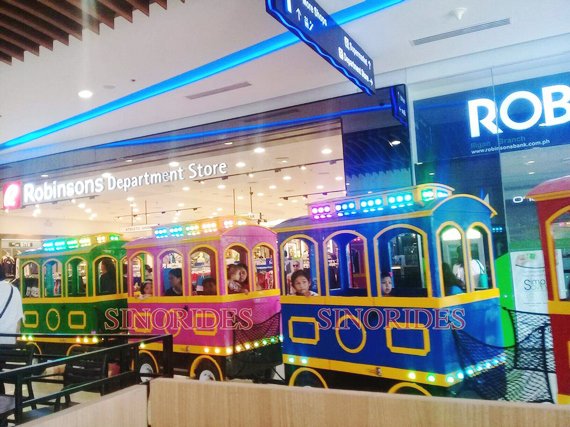 Sinorides Trackless Train customer case in mall