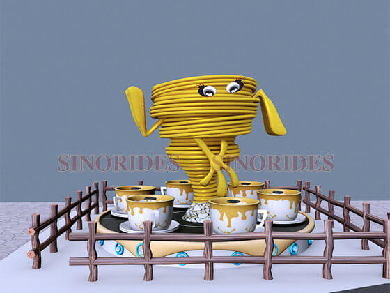 Sinorides 24 Seats Happy Tea Cup Ride For Sale 3