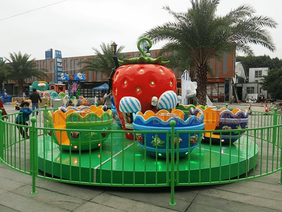 Sinorides 24 Seats Straw Berry Tea Cup Ride For Sale 2