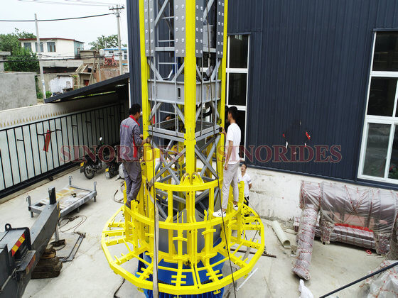 Sinorides drop tower rides manufacturer installation