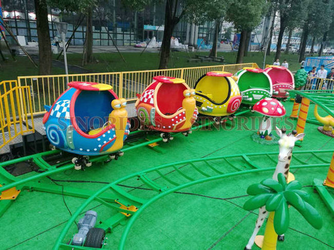 Sinorides kiddie snail roller coaster for sale