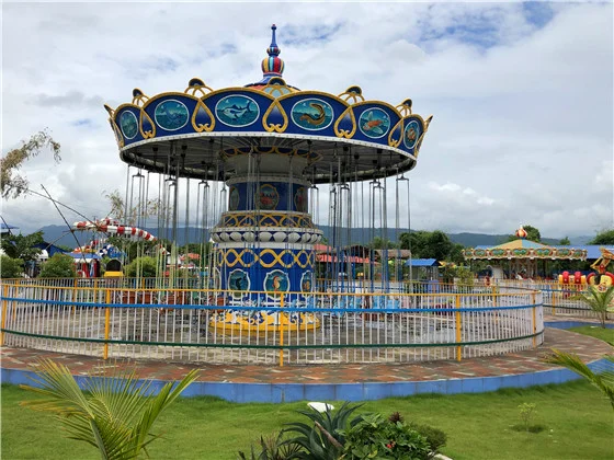 36 seats flying chair ride park case from Sinorides