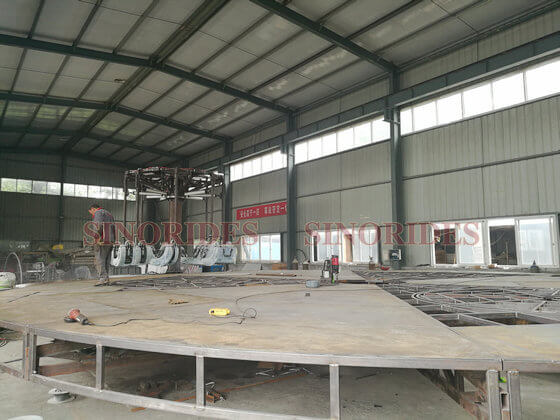 tea cup ride manfuacturing factory from Sinorides